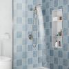 image2in1 Shower Faucet  Magnetic Shower System  81 Function Rain Shower Head with Handheld  Brushed NickelValve Included