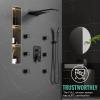image4Function Waterfall Shower System with Body Jets SR SUN RISE Full Body Rainfall Shower System with Handheld Shower Faucet Complete Sets Wall Mounted Shower Fixture Set for Bathroom Matte BlackMatte Black