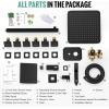 image4Function Waterfall Shower System with Body Jets SR SUN RISE Full Body Rainfall Shower System with Handheld Shower Faucet Complete Sets Wall Mounted Shower Fixture Set for Bathroom Matte BlackMatte Black
