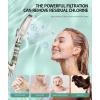 imageFiltered Shower Head with Handheld High Pressure 9 Spray Mode Chrome Showerhead with Filtersdetachable shower headWater Softener Filters Beads for Hard Water Remove ChlorineBrushed Nickel