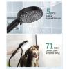 imageFiltered Shower Head with Handheld High Pressure 9 Spray Mode Chrome Showerhead with Filtersdetachable shower headWater Softener Filters Beads for Hard Water Remove ChlorineOil Rubbed Bronze