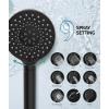 imageFiltered Shower Head with Handheld High Pressure 9 Spray Mode Chrome Showerhead with Filtersdetachable shower headWater Softener Filters Beads for Hard Water Remove ChlorineOil Rubbed Bronze