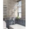 imageSR SUN RISE 10 Inch Shower System with Tub Spout 3 Function Rain Shower Head and Hand Shower Shower Tub Faucets Sets Complete Slide Bar Shower Fixtures Valve Include Polished Chrome