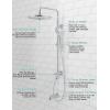 imageSR SUN RISE 10 Inch Shower System with Tub Spout 3 Function Rain Shower Head and Hand Shower Shower Tub Faucets Sets Complete Slide Bar Shower Fixtures Valve Include Polished Chrome