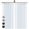 imageSR SUN RISE 12 Inch Brass Rain Shower Head Oil Rubbed Bronze High Pressure Rainfall Showerhead Water SavingBrushed Nickel