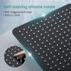 imageSR SUN RISE 12 Inch Brass Rain Shower Head Oil Rubbed Bronze High Pressure Rainfall Showerhead Water SavingMatte Black