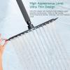 imageSR SUN RISE 12 Inch Brass Rain Shower Head Oil Rubbed Bronze High Pressure Rainfall Showerhead Water SavingMatte Black