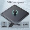imageSR SUN RISE 12 Inch Brass Rain Shower Head Oil Rubbed Bronze High Pressure Rainfall Showerhead Water SavingMatte Black