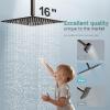 imageSR SUN RISE 12 Inch Brass Rain Shower Head Oil Rubbed Bronze High Pressure Rainfall Showerhead Water SavingOil Rubbed Bronze