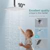imageSR SUN RISE 12 Inch Brass Rain Shower Head Oil Rubbed Bronze High Pressure Rainfall Showerhead Water SavingPolished Chrome