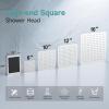 imageSR SUN RISE 12 Inch Brass Rain Shower Head Oil Rubbed Bronze High Pressure Rainfall Showerhead Water SavingPolished Chrome