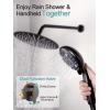 imageSR SUN RISE 12 Inch Rain Shower System High Pressure Shower Heads and Handheld 6Spray Combo Set Slide Bar Shower Faucets Sets Complete Included Valve and Trim Kit for Bathroom Brushed NickelOil Rubbed Bronze