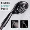 imageSR SUN RISE 12 Inch Rain Shower System High Pressure Shower Heads and Handheld 6Spray Combo Set Slide Bar Shower Faucets Sets Complete Included Valve and Trim Kit for Bathroom Brushed NickelOil Rubbed Bronze