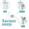 imageSR SUN RISE 12 Inch Rain Shower System High Pressure Shower Heads and Handheld 6Spray Combo Set Slide Bar Shower Faucets Sets Complete Included Valve and Trim Kit for Bathroom Brushed NickelPolished Chrome