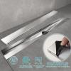 imageSR SUN RISE 24 Inch Linear Shower Floor Drain with Extra PVC Shower Drain Base Rectangle Shower Drain with Tile Insert Grate and Hair Strainer Adjustable Leveling Feet Brushed 304 Stainless Finished