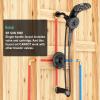 imageSR SUN RISE Bathtub Faucet Set Magnetic 8Spray 2in1 Dual Shower Head with Handheld Combo Shower Tub Faucets Sets Complete  A Bathroom Upgrade Shower Fixtures Matte Balck Valve Included