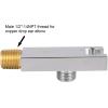 imageSR SUN RISE Brass Square Handheld Shower Head Bracket Holder Wall MountConcealed Installation Polished Chrome FinishPolished Chrome