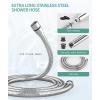 imageSR SUN RISE Filtered Shower Head with Handheld High Pressure 9 Spray Mode Brushed Nickel Showerhead with Filters detachable shower headWater Softener Filters Beads for Hard Water  Remove ChlorineChrome
