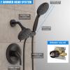 imageSR SUN RISE High Pressure 3Way Rainfall Shower Faucet 3 in 1 Shower Head and Handheld Shower Combo Set with 71 Hose Easy to Clean Bathtub or Pets Valve and Shower Trim Kit Brushed GoldOil Rubbed Bronze
