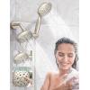 imageSR SUN RISE High Pressure 3Way Rainfall Shower Faucet 3 in 1 Shower Head and Handheld Shower Combo Set with 71 Hose Easy to Clean Bathtub or Pets Valve and Shower Trim Kit Brushed GoldBrushed Nickel