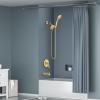 imageSR SUN RISE High Pressure 3Way Rainfall Shower Faucet 3 in 1 Shower Head and Handheld Shower Combo Set with 71 Hose Easy to Clean Bathtub or Pets Valve and Shower Trim Kit Brushed GoldBrushed Gold