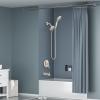 imageSR SUN RISE High Pressure 3Way Rainfall Shower Faucet 3 in 1 Shower Head and Handheld Shower Combo Set with 71 Hose Easy to Clean Bathtub or Pets Valve and Shower Trim Kit Brushed GoldBrushed Nickel