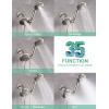 imageSR SUN RISE High Pressure 3Way Rainfall Shower Faucet 3 in 1 Shower Head and Handheld Shower Combo Set with 71 Hose Easy to Clean Bathtub or Pets Valve and Shower Trim Kit Brushed GoldBrushed Nickel