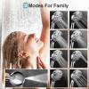 imageSR SUN RISE Shower Head  9 Settings High Pressure Detachable Power Wash Handheld Showerhead Spray Hand Showers with Extra Long Hose