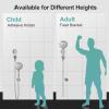 imageSR SUN RISE Shower Head  9 Settings High Pressure Detachable Power Wash Handheld Showerhead Spray Hand Showers with Extra Long Hose