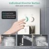 imageSR SUN RISE Shower System with Push Button Diverter Luxury 10 Inch Rain Shower Head with Handheld Spray High Pressure Shower Faucet Combo Set with Roughin Valve Polished ChromeBrushed Nickel