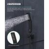 imageSR SUN RISE Shower System with Push Button Diverter Luxury 10 Inch Rain Shower Head with Handheld Spray High Pressure Shower Faucet Combo Set with Roughin Valve Polished ChromeMatte Black