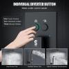 imageSR SUN RISE Shower System with Push Button Diverter Luxury 10 Inch Rain Shower Head with Handheld Spray High Pressure Shower Faucet Combo Set with Roughin Valve Polished ChromeMatte Black