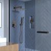 imageSR SUN RISE Shower System with Push Button Diverter Luxury 10 Inch Rain Shower Head with Handheld Spray High Pressure Shower Faucet Combo Set with Roughin Valve Polished ChromeOil Rubbed Bronze