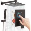 imageSR SUN RISE Shower System with Push Button Diverter Luxury 10 Inch Rain Shower Head with Handheld Spray High Pressure Shower Faucet Combo Set with Roughin Valve Polished ChromeOil Rubbed Bronze