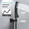 imageSR SUN RISE Shower System with Push Button Diverter Luxury 10 Inch Rain Shower Head with Handheld Spray High Pressure Shower Faucet Combo Set with Roughin Valve Polished ChromeOil Rubbed Bronze
