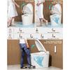imageSR SUN RISE Smart Toilet  Auto ampamp Foot Sensor OpenClose 12710 GPF Dual Flush 1000g MaP Flush Score BuiltIn Bidet with Adjustable Setting Knobs ampamp Remote Easy to Use ADA Height