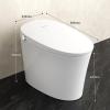 imageSR SUN RISE Smart Toilet  Auto ampamp Foot Sensor OpenClose 12710 GPF Dual Flush 1000g MaP Flush Score BuiltIn Bidet with Adjustable Setting Knobs ampamp Remote Easy to Use ADA Height