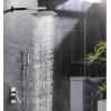 imageSR SUN RISE Universal Showering Components Shower Arm Brushed Nickel