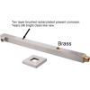 imageSR SUN RISE Universal Showering Components Shower Arm Brushed Nickel