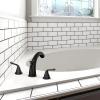 imageSR SUN RISE Widespread Bathroom Faucets 3 Hole Bathroom Sink Faucet 8 inch  Matte Black 2 Handle Basin Bathroom Faucet with Lift Rod Drain Assembly for RV Bath Vanity