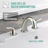 imageSR SUN RISE Widespread Bathroom Faucets 3 Hole Bathroom Sink Faucet 8 inch  Matte Black 2 Handle Basin Bathroom Faucet with Pop Up Drain Assembly for RV Bath Vanity