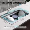 imageUndermount Stainless Steel Kitchen Sink  SR SUN RISE 32quot x 18quot x 10quot Drop In Workstation Sink Handmade Single Bowl Kitchen Sink with Accessories Pack of 5 Brushed Finish