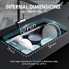 imageUndermount Stainless Steel Kitchen Sink  SR SUN RISE 32quot x 19quot x 10quot Drop In Workstation Sink Handmade Single Bowl Kitchen Sink with Accessories Pack of 5 Brushed Finish