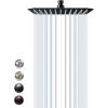 imageSR SUN RISE 12 Inch Brass Rain Shower Head Oil Rubbed Bronze High Pressure Rainfall Showerhead Water SavingMatte Black