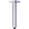 imageSR SUN RISE 8 Inch Ceiling Mounted Shower Arm Square Arm of Solid Brass Polished Chrome