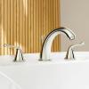 imageSR SUN RISE Widespread Bathroom Faucets 3 Hole Bathroom Sink Faucet 8 inch  Matte Black 2 Handle Basin Bathroom Faucet with Pop Up Drain Assembly for RV Bath Vanity