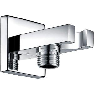 imageSR SUN RISE Brass Square Handheld Shower Head Bracket Holder Wall MountConcealed Installation Polished Chrome FinishPolished Chrome