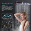 imageSR SUN RISE 12 Inch Oil Rubbed Bronze Shower Faucet Set WallMount Adjustable 16Inch Slide Bar with Square Hand Shower System Included Valve and Trim KitOil Rubbed Bronze