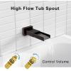 imageSR SUN RISE 12 Inches All Metal Square Shower System with Tub Spout Tub Shower Faucet Set High Pressure Rain Shower Head and Handheld Sprayer Combo Shower Fixtues Valve Included Polished ChromeOil Rubbed Bronze