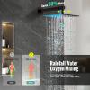 imageSR SUN RISE 12 Inches All Metal Square Shower System with Tub Spout Tub Shower Faucet Set High Pressure Rain Shower Head and Handheld Sprayer Combo Shower Fixtues Valve Included Polished ChromeOil Rubbed Bronze